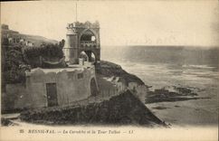 VINTAGE POSTCARD Mesnil Valley the Cornice and the Talbot Tower
