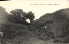 CPA Saint Jean Le Thomas Le Vallon Du Degoutard