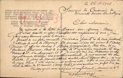 VINTAGE POSTCARD Holy Saver the Viscount Abbey Sainte Marie Madeleine