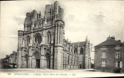 CPA Avranches L'Eglise Notre Dame des Champs