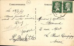 VINTAGE POSTCARD Avranches Panorama Towards the Road of Granville