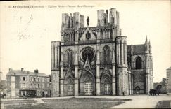 CPA Avranches Eglise Notre Dame des Champs