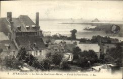 CPA Avranches La Baie du Mont Saint Michel Vue De La Plate forme