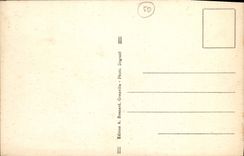 VINTAGE POSTCARD Carolles the Valley of the Painters Seen from of the bridge of the railroad