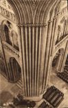 VINTAGE POSTCARD Cathedral De Coutances Colonnade of the tower exchange