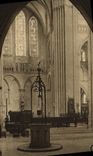 VINTAGE POSTCARD Interior Coutances of the Cathedral the Well