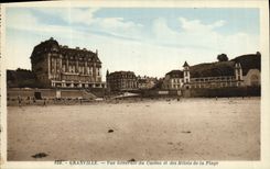 CPA Granville Vue Generale Du Casino Et Des Hotels De La Plage