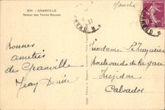 CPA Granville Retour Des Terres Neuvas Bateaux