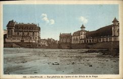 CPA Granville Vue Generale Du Casino Et Des Hotels De La Plage