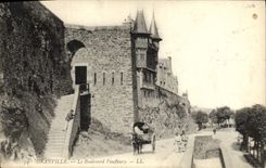 CPA Granville Le Boulevard Vaufleury