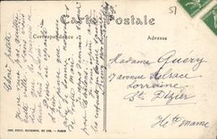 VINTAGE POSTCARD Surroundings Epernay Castle Draper