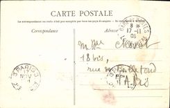 VINTAGE POSTCARD Nantes the Column Louis XVI