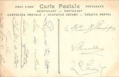 VINTAGE POSTCARD Nantes the Dobree Museum Dimensions Garden