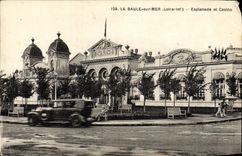 VINTAGE POSTCARD La Baule On Sea Esplanade And Casino