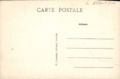 VINTAGE POSTCARD La Baule On Mer Esplanade Of the Casino enters the Hermitage and Majestic