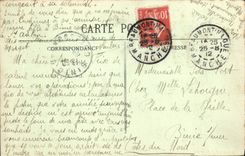 VINTAGE POSTCARD Surroundings Of Cherbourg Goury Rochers Boat