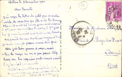 VINTAGE POSTCARD Chalons On the Marne Places Marshal Foch And the Town hall