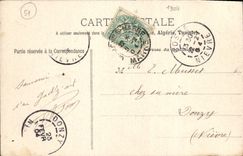 VINTAGE POSTCARD Trawl-nets On the Marne Seen Of the Canal