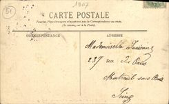 VINTAGE POSTCARD Trawl-nets On the Marne the Bell-tower Of Notre Dame And Vue On the Canal