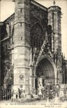VINTAGE POSTCARD Of Trawl-nets On the Lepine Marne the Cathedral Southern Gate