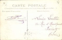 VINTAGE POSTCARD Chalons On the Marne the Stopping On has Marne (chart toilee)