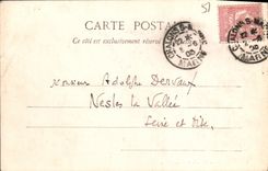 VINTAGE POSTCARD Chalons On the Marne the Gate Of Notre Dame Rue Of Be worth