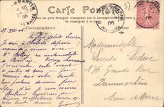 VINTAGE POSTCARD Surroundings Of Trawl-nets On the Marne Notre Dame Church Of the Northern Spine Side wall