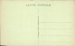 VINTAGE POSTCARD Trawl-nets On the Marne the Lock Barge Boat