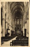 VINTAGE POSTCARD Trawl-nets On the Marne Interior Of the Cathedral