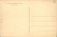 VINTAGE POSTCARD Vitry François Carries Bridge