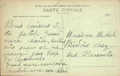 VINTAGE POSTCARD Statue Of Menehould Saint Sponsors City