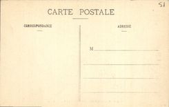 VINTAGE POSTCARD Sainte Menehould the Feeding trough Of the Bridge Of Pierre Horse