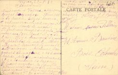 VINTAGE POSTCARD Castle De Castelnau Close Bretenoux View