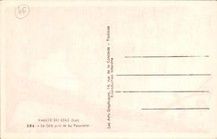 Valle de la POSTAL de la VENDIMIA de eso él que cercano de Pescalerie