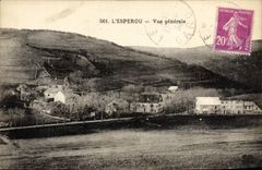 VINTAGE POSTCARD Esperou View