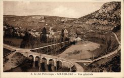 VINTAGE POSTCARD the Picturesque Batch Marcilhac View