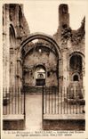VINTAGE POSTCARD the Picturesque Batch interior Marcilhac Of the Ruins Of the abbey egise