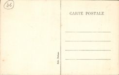 VINTAGE POSTCARD the Picturesque Batch interior Marcilhac Of the Ruins Of the abbey egise