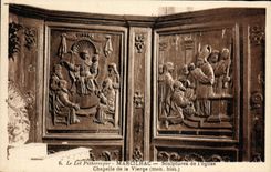 CPA Le Lot Pittoresque Marcilhac Sculptures De l'Eglise Chapelle de la vierge 