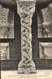 VINTAGE POSTCARD Museum De Sculpiture Comparee Church De Souillac Pillar contiguous to the Western door
