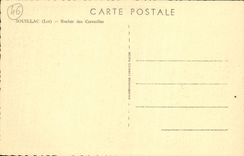 VINTAGE POSTCARD Souillac Rock Of the Crows