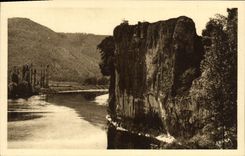 VINTAGE POSTCARD Surroundings De Souillac the Rock Of the Crows