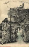 VINTAGE POSTCARD the Batch Rocamadour Entered Of Main street the Castle
