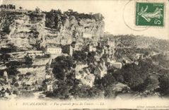 CPA Rocamadour Vue Generale Prise Du Causse