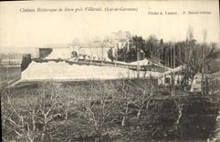 CPA Chateau Historque De Born Pres Villereal