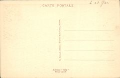 VINTAGE POSTCARD Agen Edges Of the Canal the Church Sainte Foy And the Cathedral