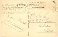 VINTAGE POSTCARD La Baule On Sea the Beach And the Boulevard Of the Sea