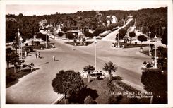 VINTAGE POSTCARD La Baule the Pines Places Palm trees