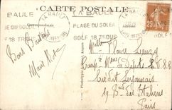 VINTAGE POSTCARD La Baule the Pines Park Of Dryades the Well