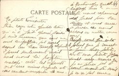 VINTAGE POSTCARD Batz With the Great Dimension High tide In the Rocks